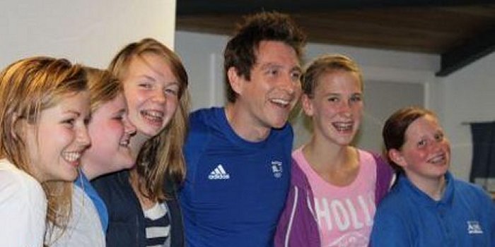 Chris Cook; 100m breastroke Olympic finalist and Commonwealth Gold medallist coached Hythe Aqua’s squad